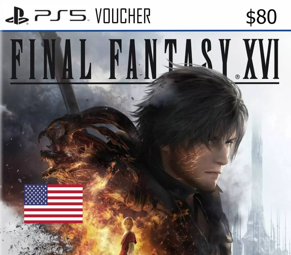 Final Fantasy XVI US PlayStation Network Card $80